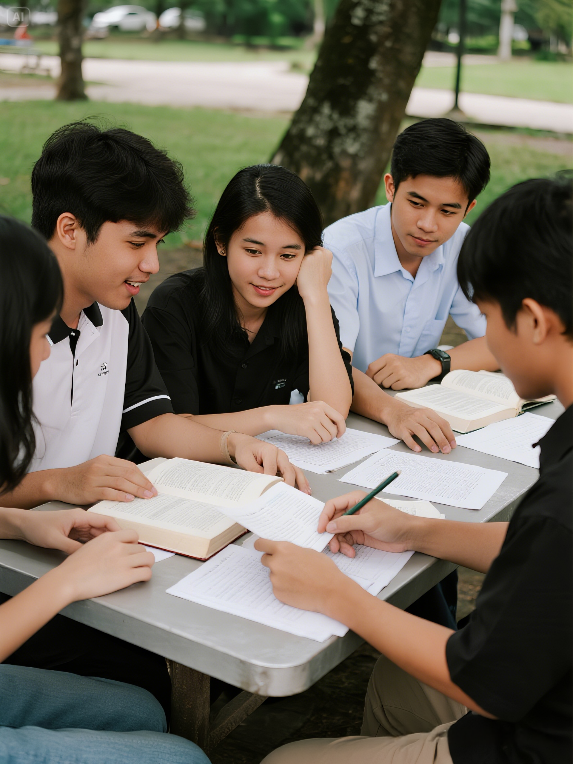 Gambar ini menceritakan tentang perbincangan bersifat agama, di mana ianya berkaitan dengan Kitab - Kitab Suci yang ada pada masa kini. 
